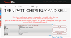 Desktop Screenshot of buysellchips.in
